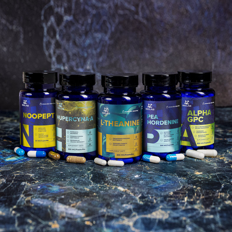 Biolab-supplementen vertegenwoordigen diverse merkspecialisaties.