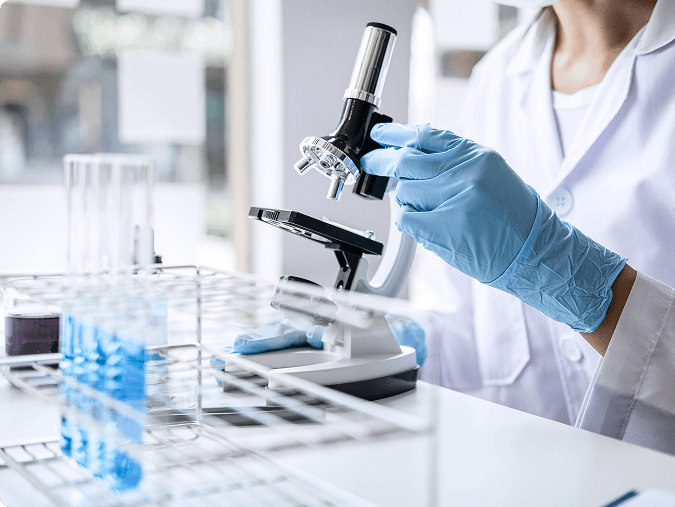 Laboratoriumtesten van supplementen en producten