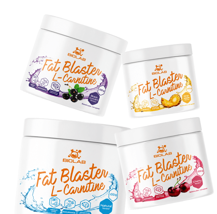 Biolab Fat Blaster L-Carnitine Natural Blackcurrant Cherry Pineapple